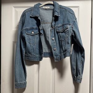 PacSun Blue Cropped Jean Jacket